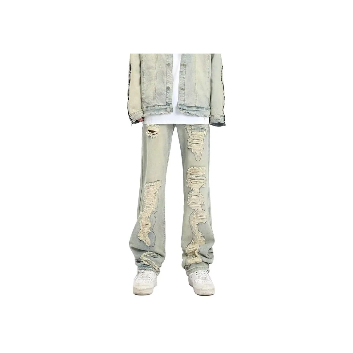 Extreme turbo Jeans Unisex Yellow Mud