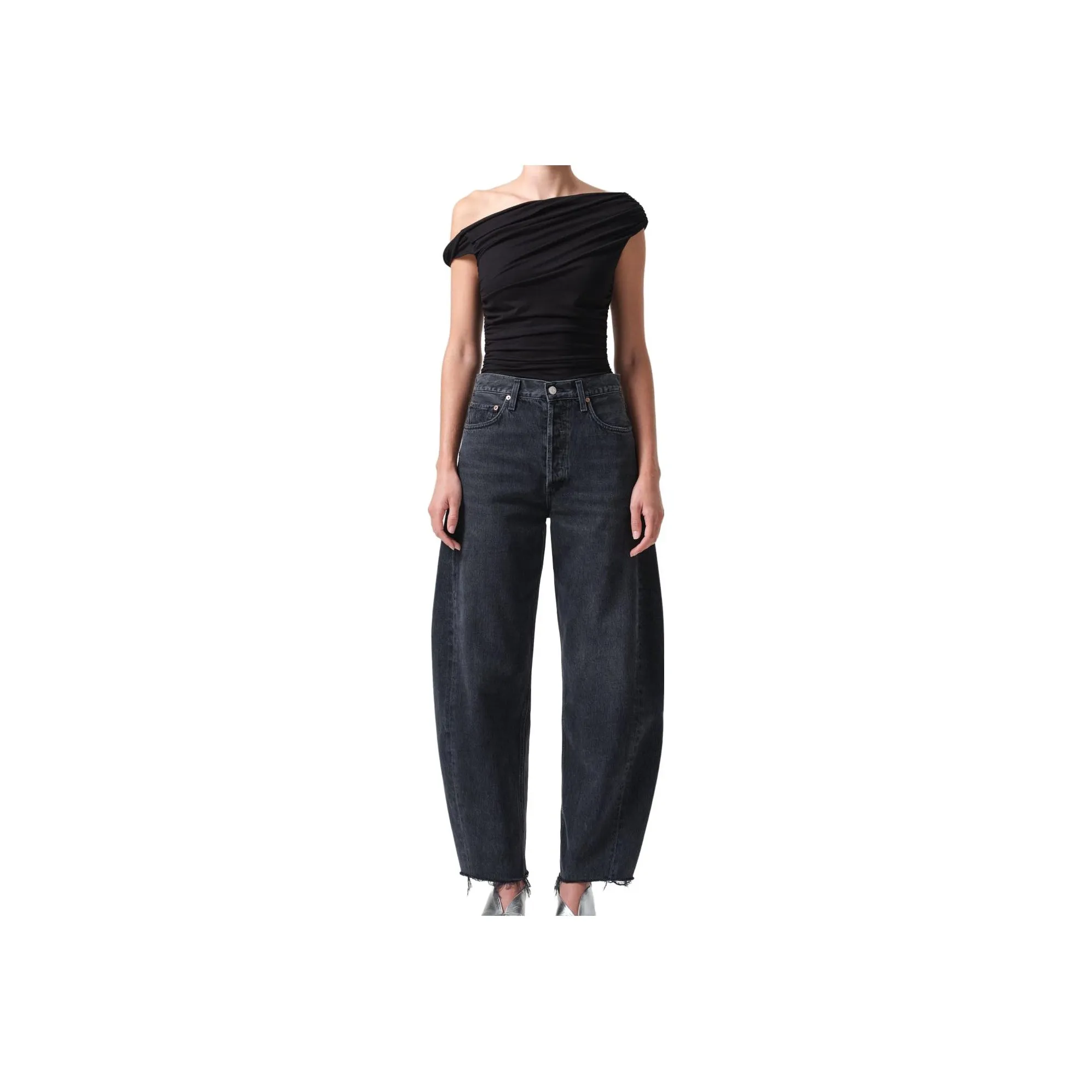 AGOLDE Luna High Rise Tapered Leg Jeans