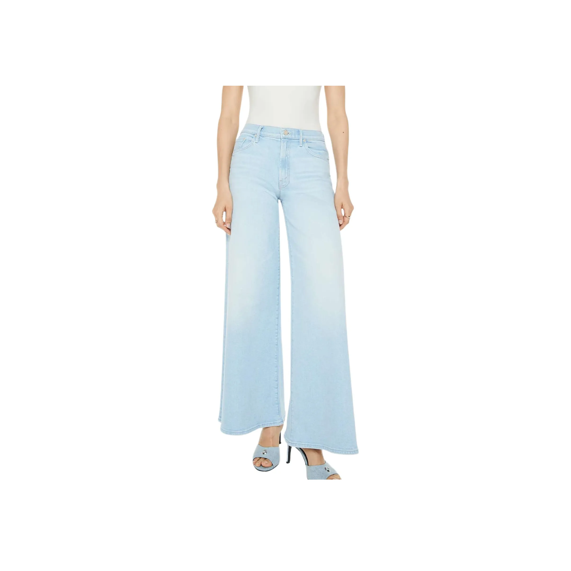 MOTHER The Swisher Sneak Jeans