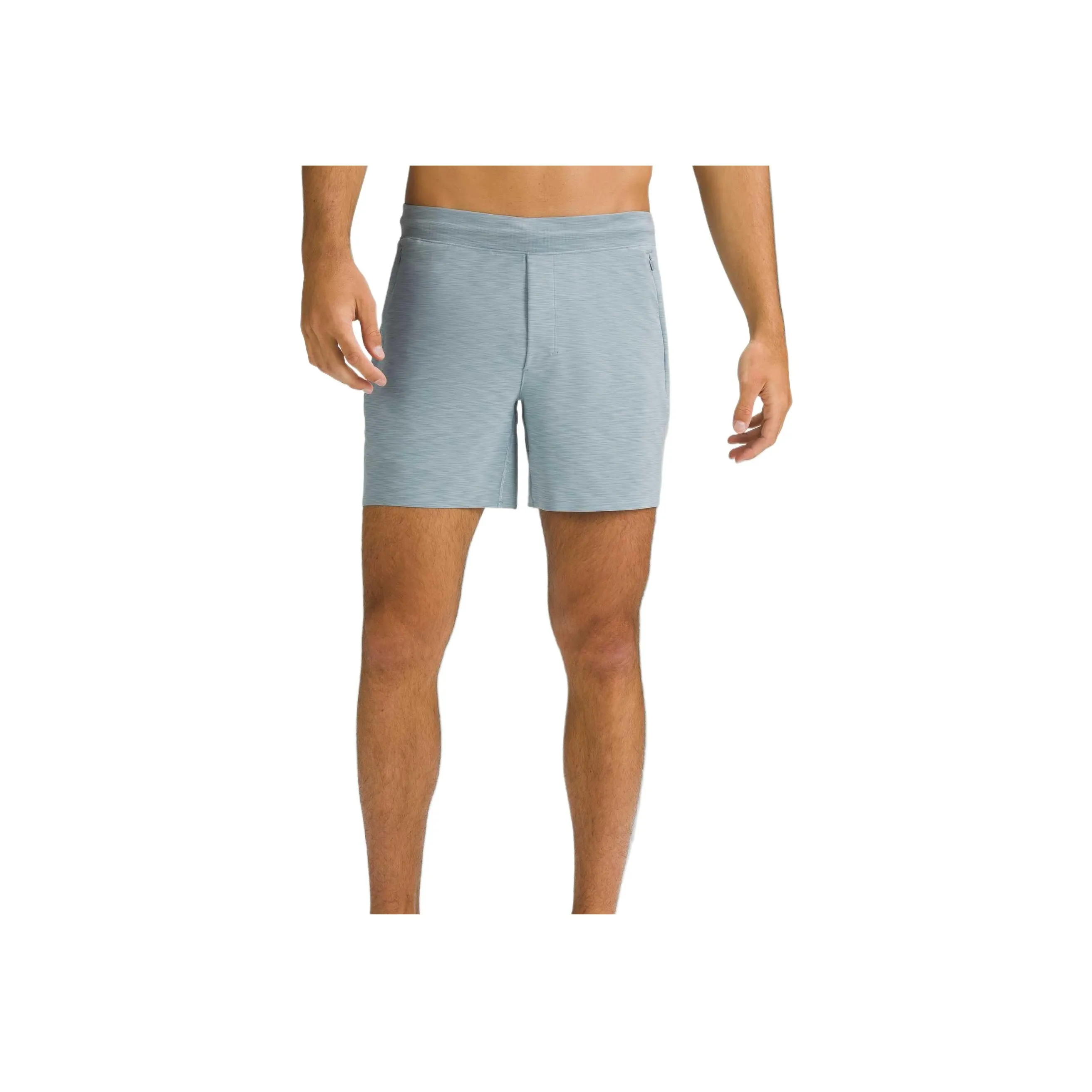 Lululemon Sports Shorts Men's Mixed Color Denim Blue