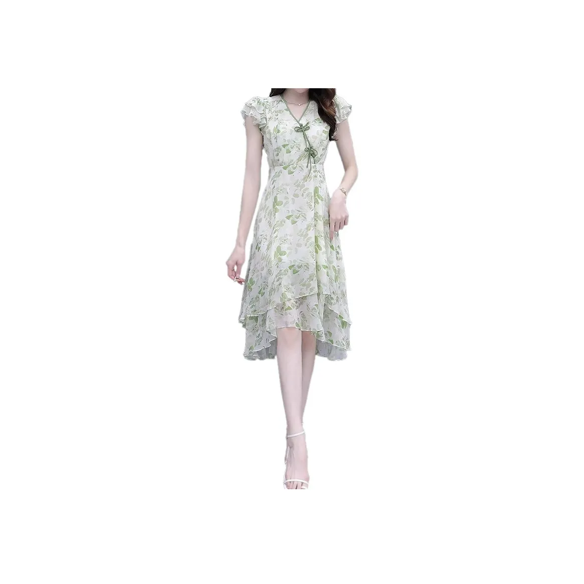 Mapping Short Sleeved Dresses Women's Emerald Green