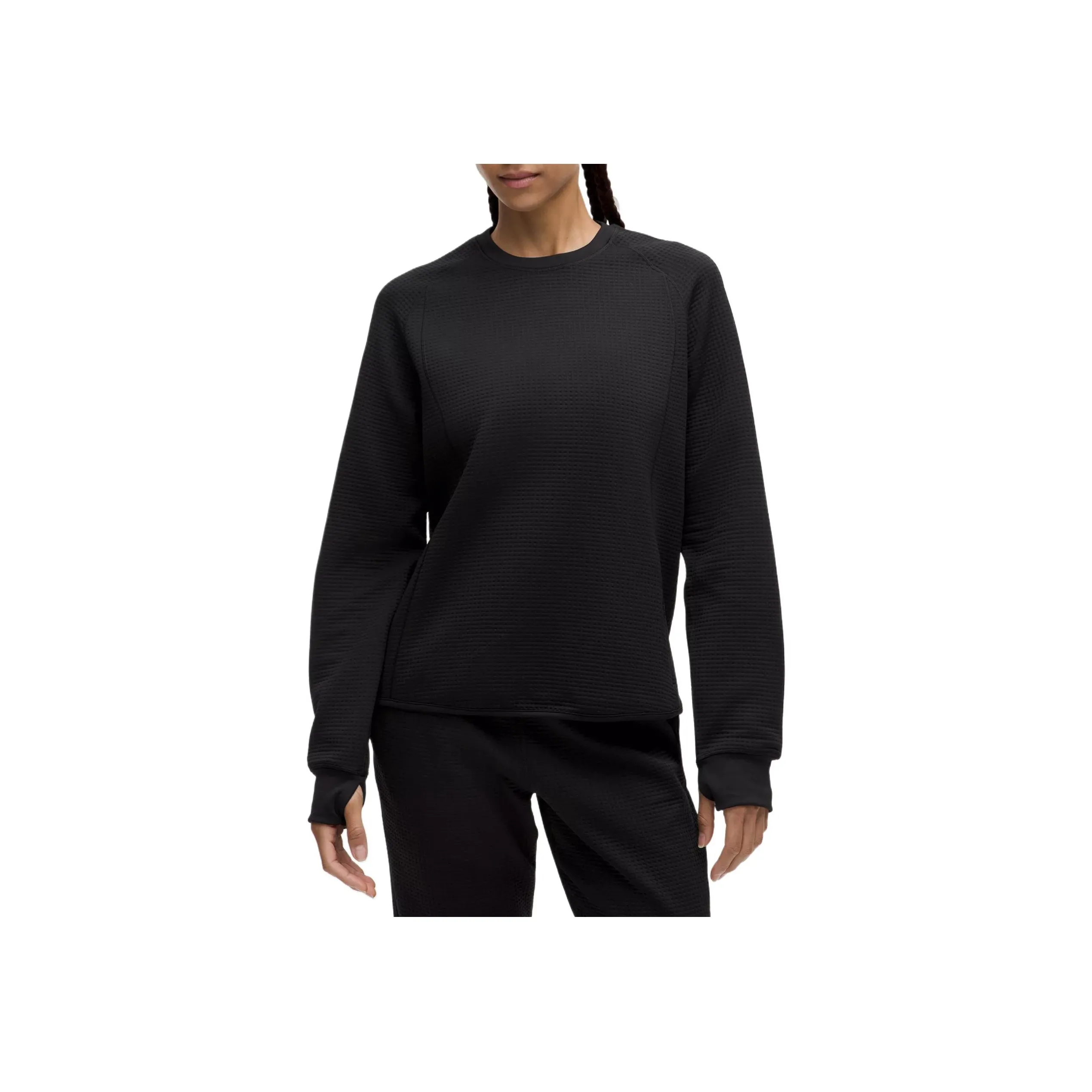 Lululemon CrewneckLong Sleeve Waffle Knit Sweatshirt Women's