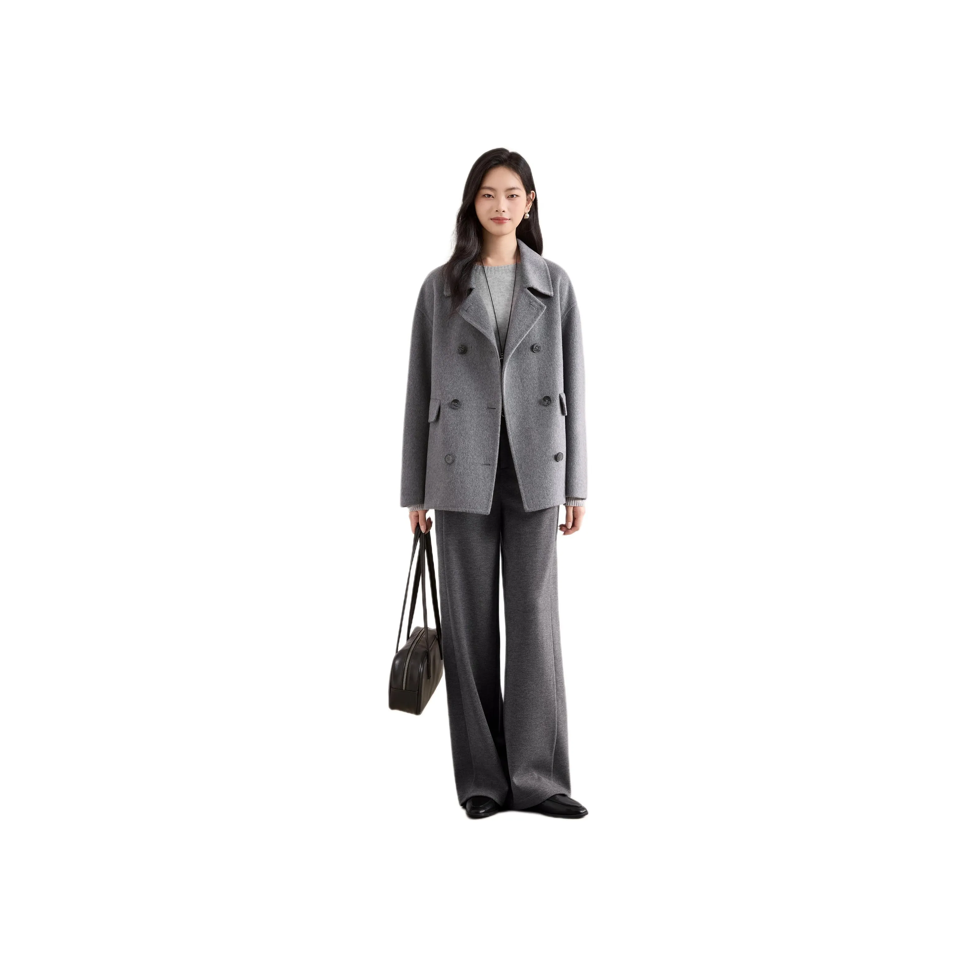 IHIMI Coats Women's Gray