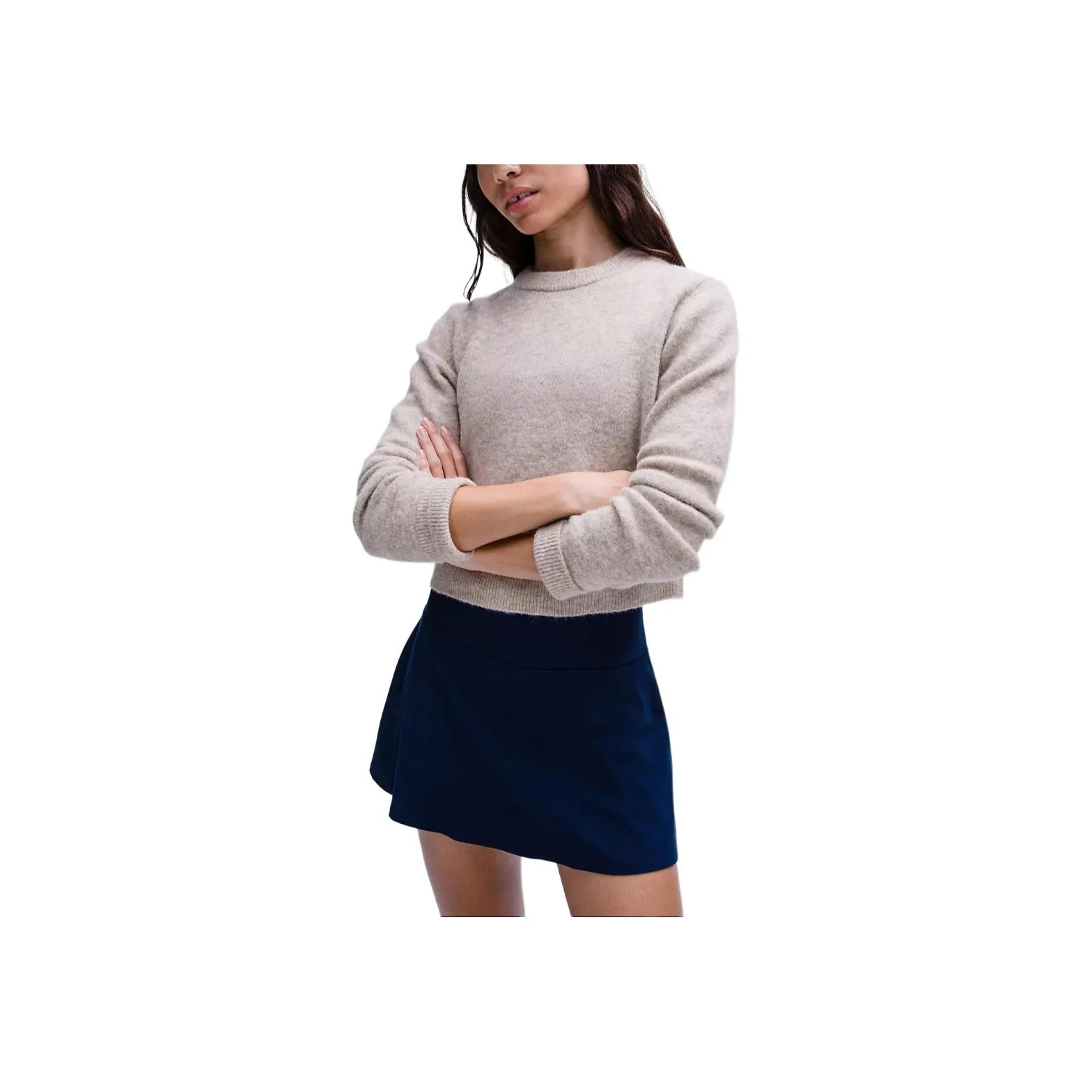Lululemon Alpaca Wool-BlendCropped Collection Sweater Women's