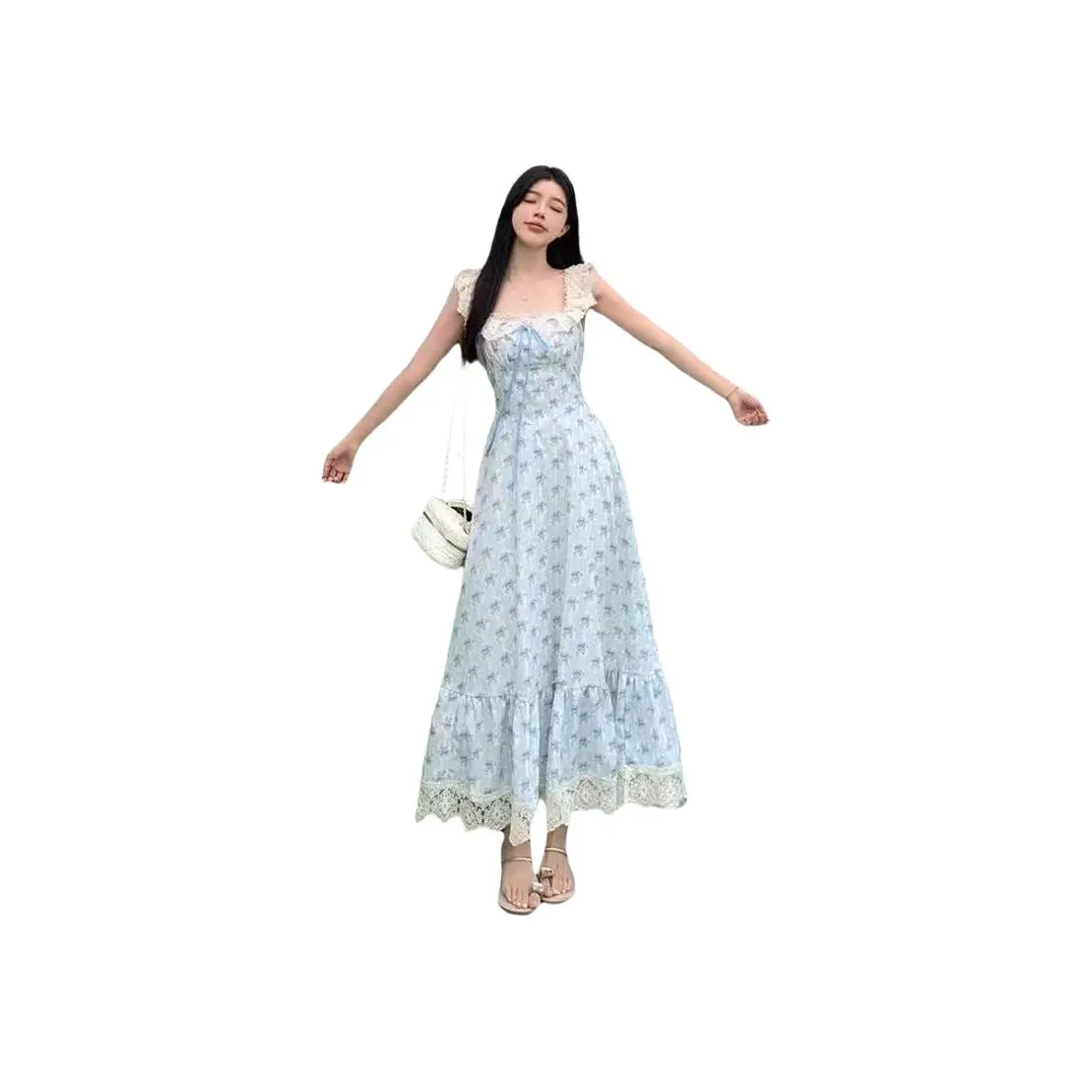 BEAR UNION Светло-синий Женские Слиплатья