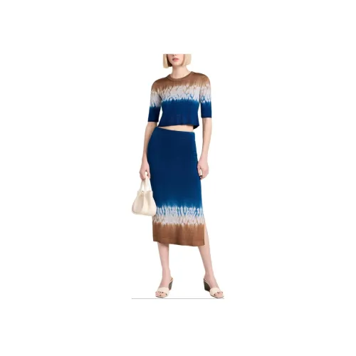 Altuzarra Синие Женские Вязаные Длинные Юбки