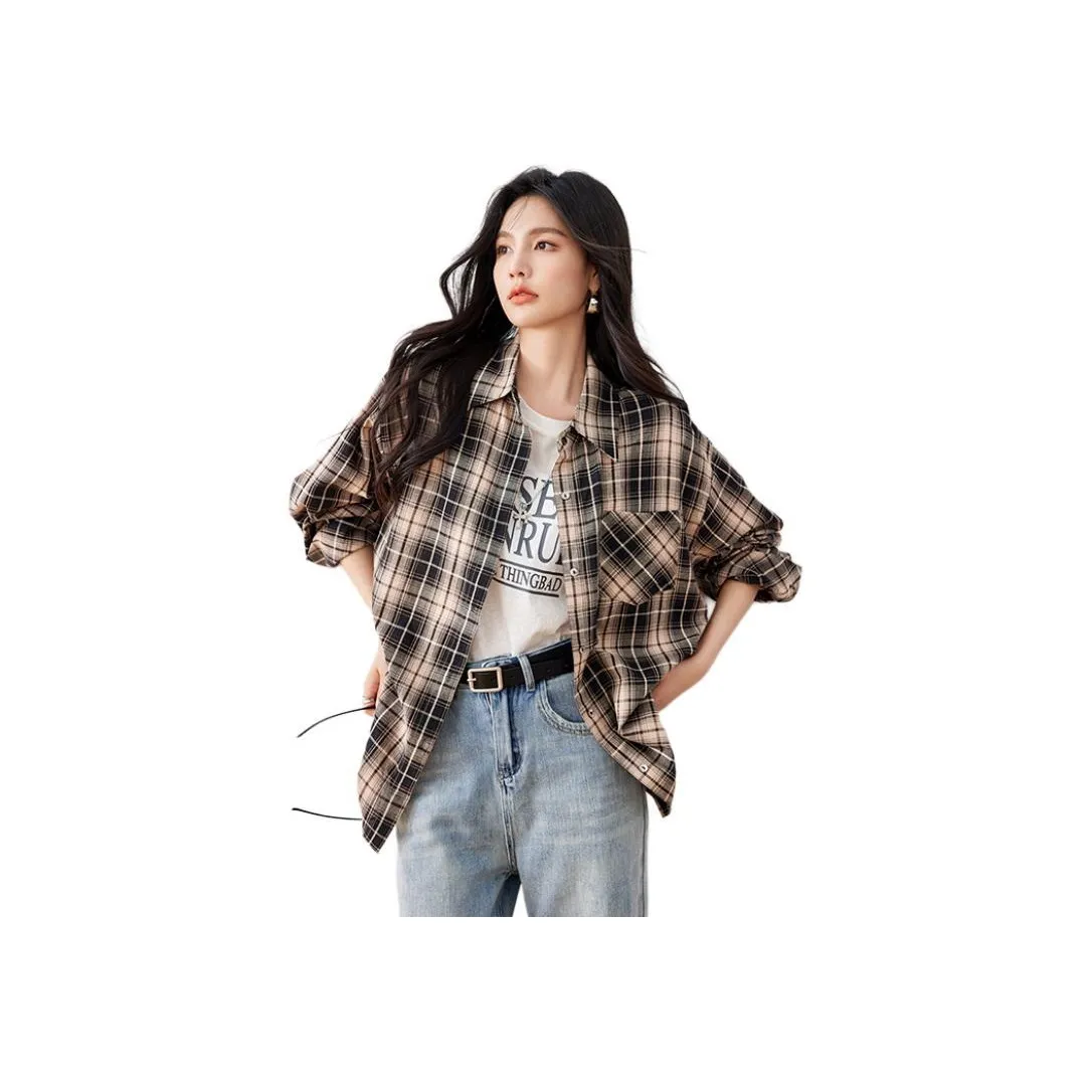 La Chapelle Рубашка Женская Шоколадно-Коричневый