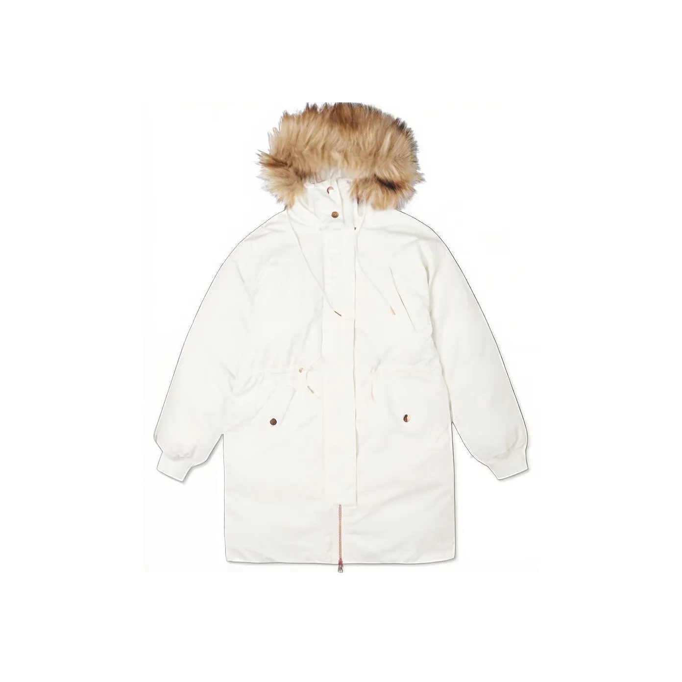 Конверс Down Jacket Зимний Женский Белый