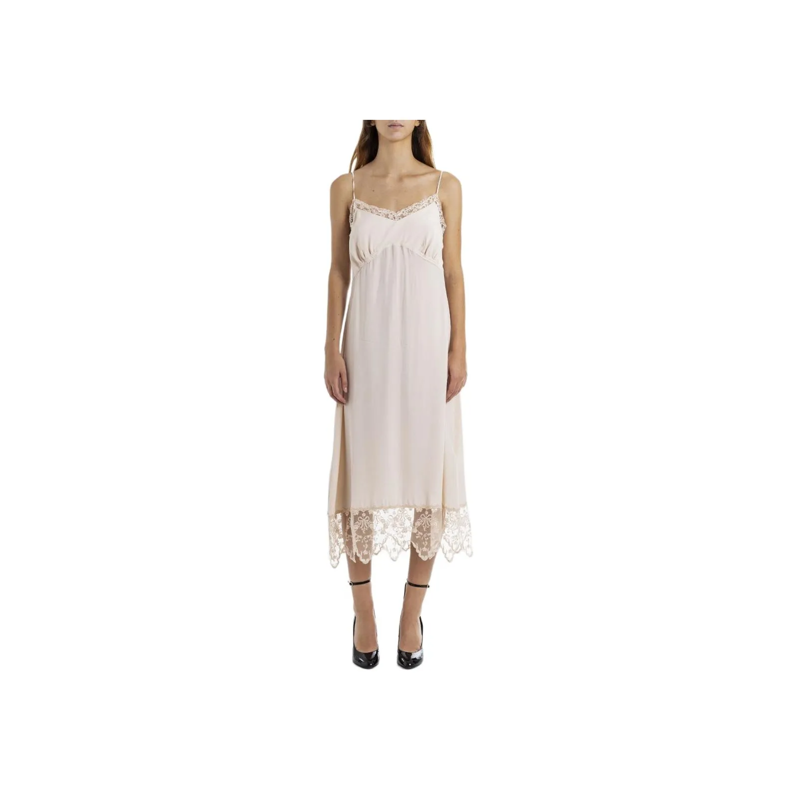 SIMONE ROCHA Lace trim Slip Dress