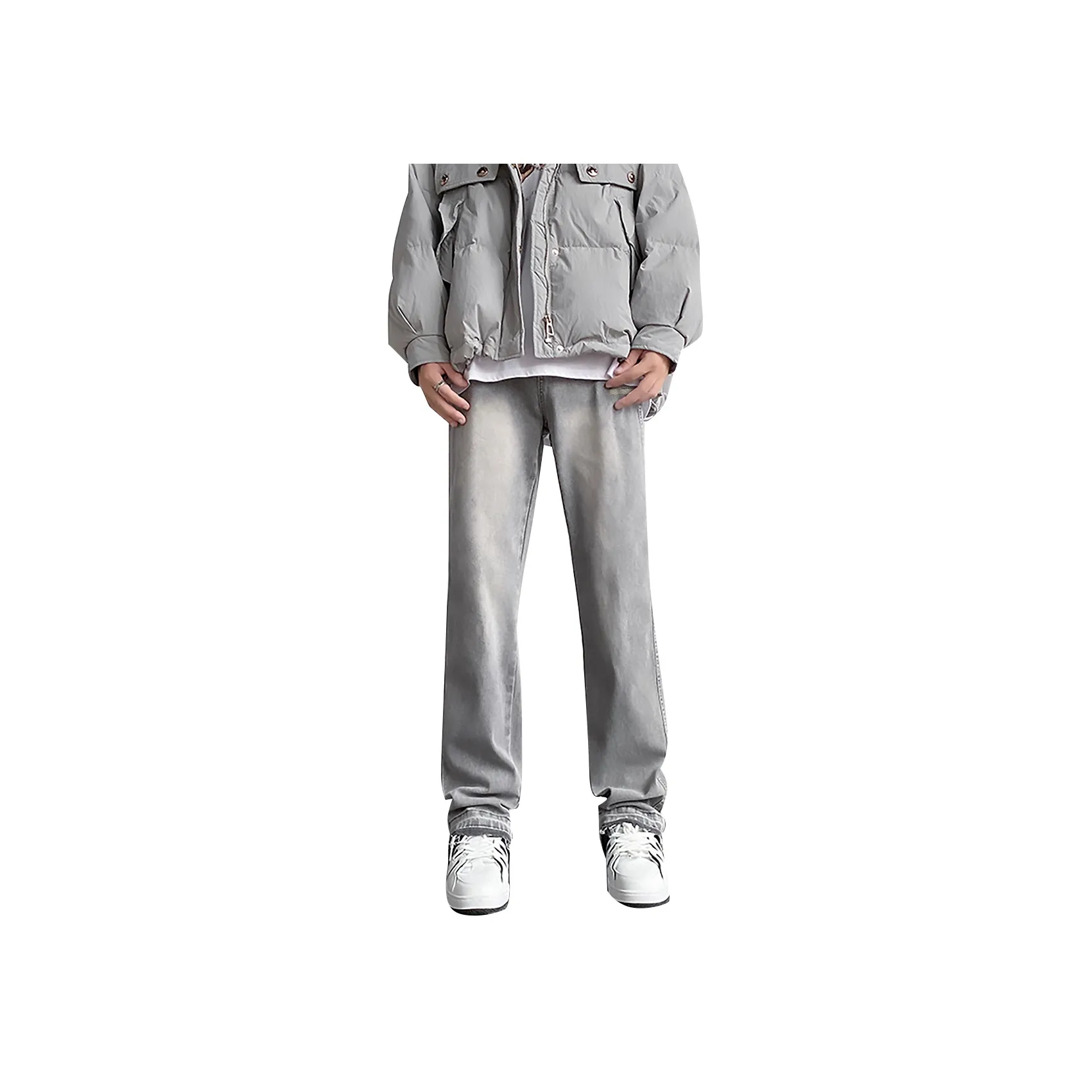 Humanism 1986 Summer Jeans Unisex Light Gray