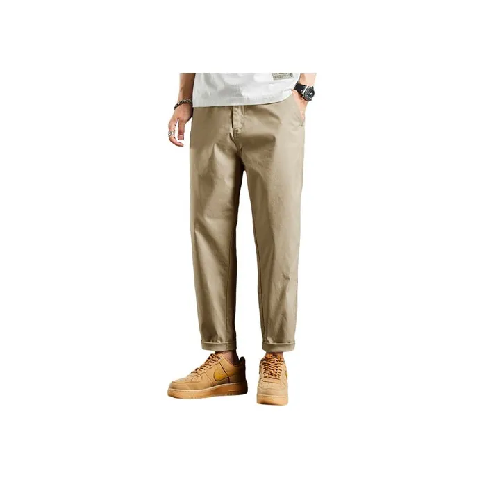 Tonlion Повседневные брюки Мужские из льна