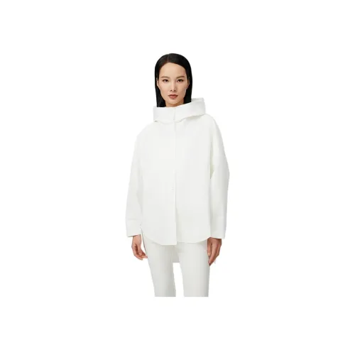 XUANZHIWU Экрю Женские Рубашки