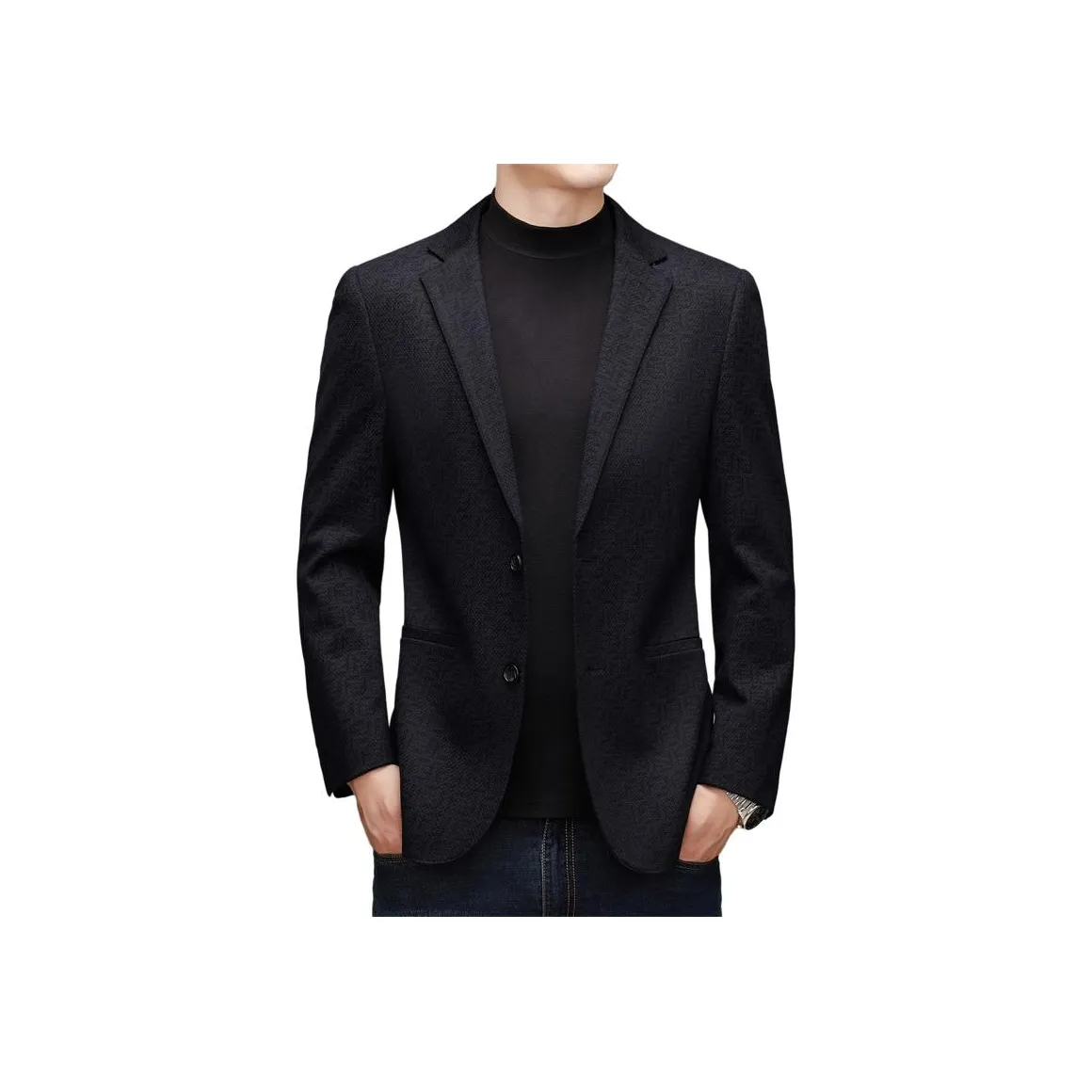 EMINU Черный Мужской Деловой Костюм