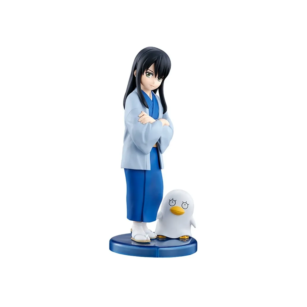 BANDAI Gintoki Sakata Kotarou Katsura Elizabeth Adokenette Gintama Kotarou Katsura Bonus Gifts 14cm