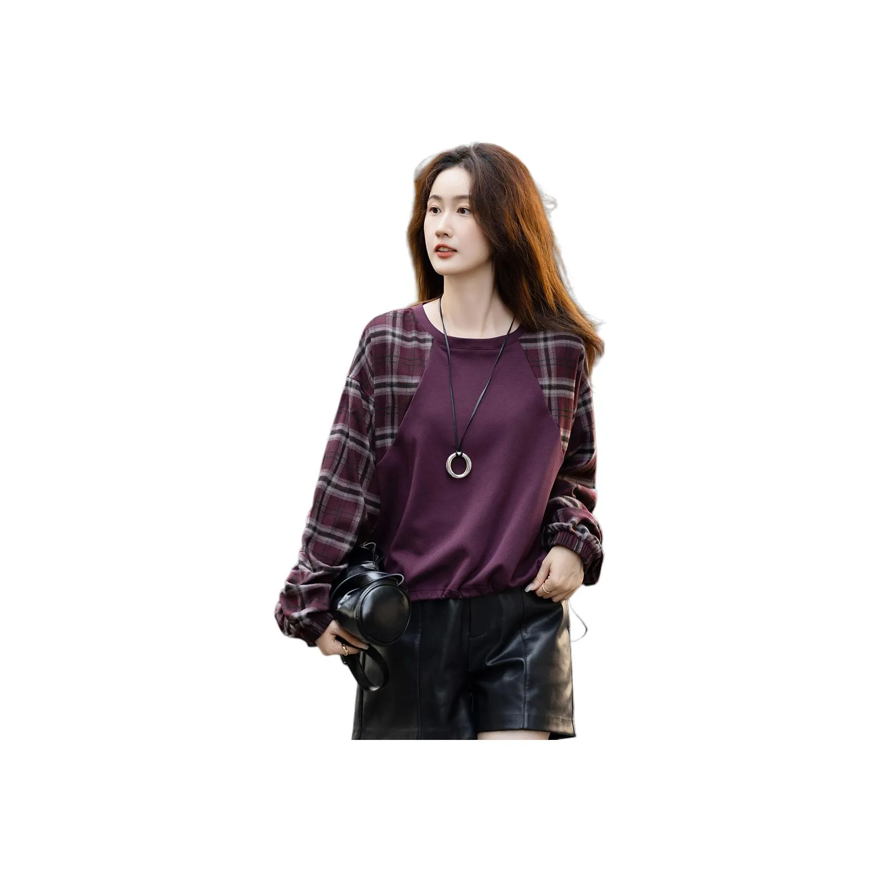 Dme Баклажаново-фиолетовый Женский Свитшот