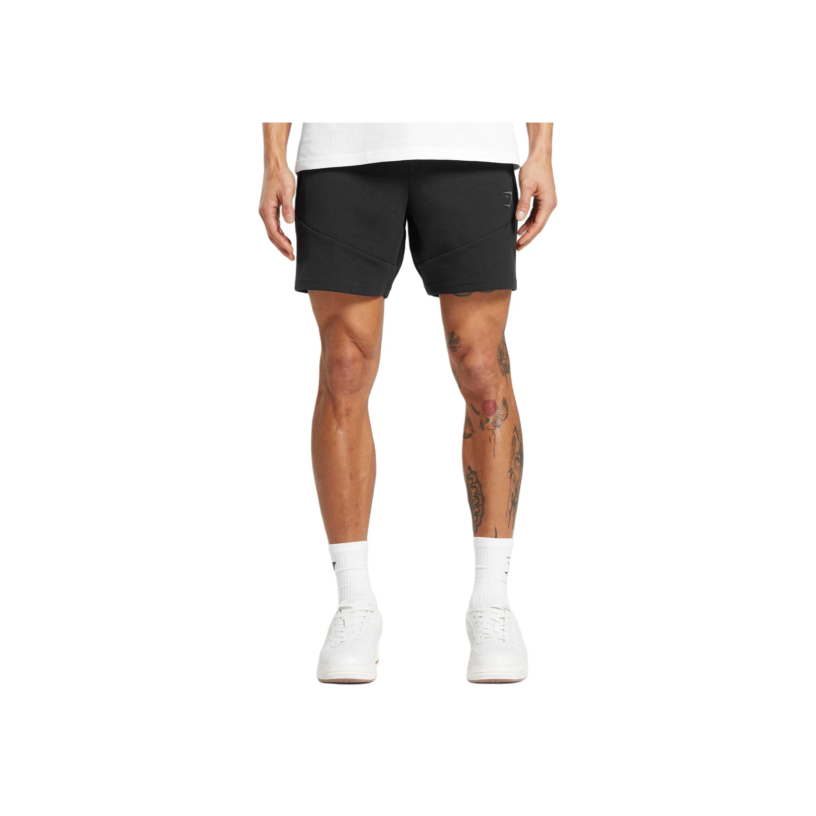 GYMSHARK INTERLOCK TECH 6' SHORTS Casual Shorts Men's Black