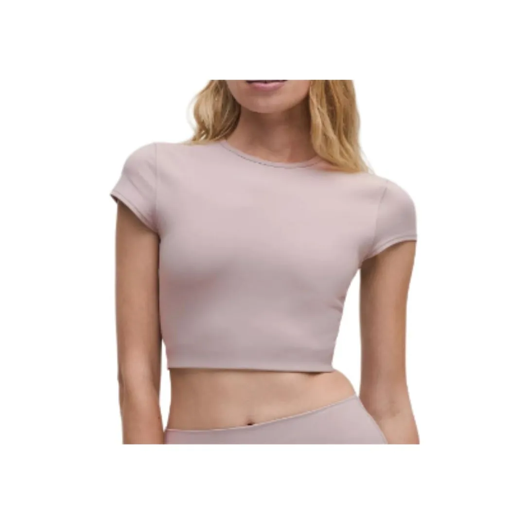 lululemon Фиолетово-серый MUGR Женские T-рубашки