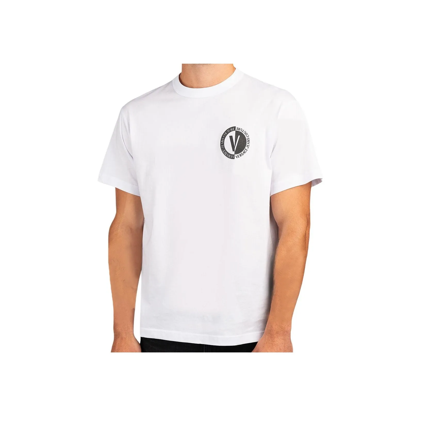 VERSACE JEANS COUTURE Logo print Cotton Polo Shirt