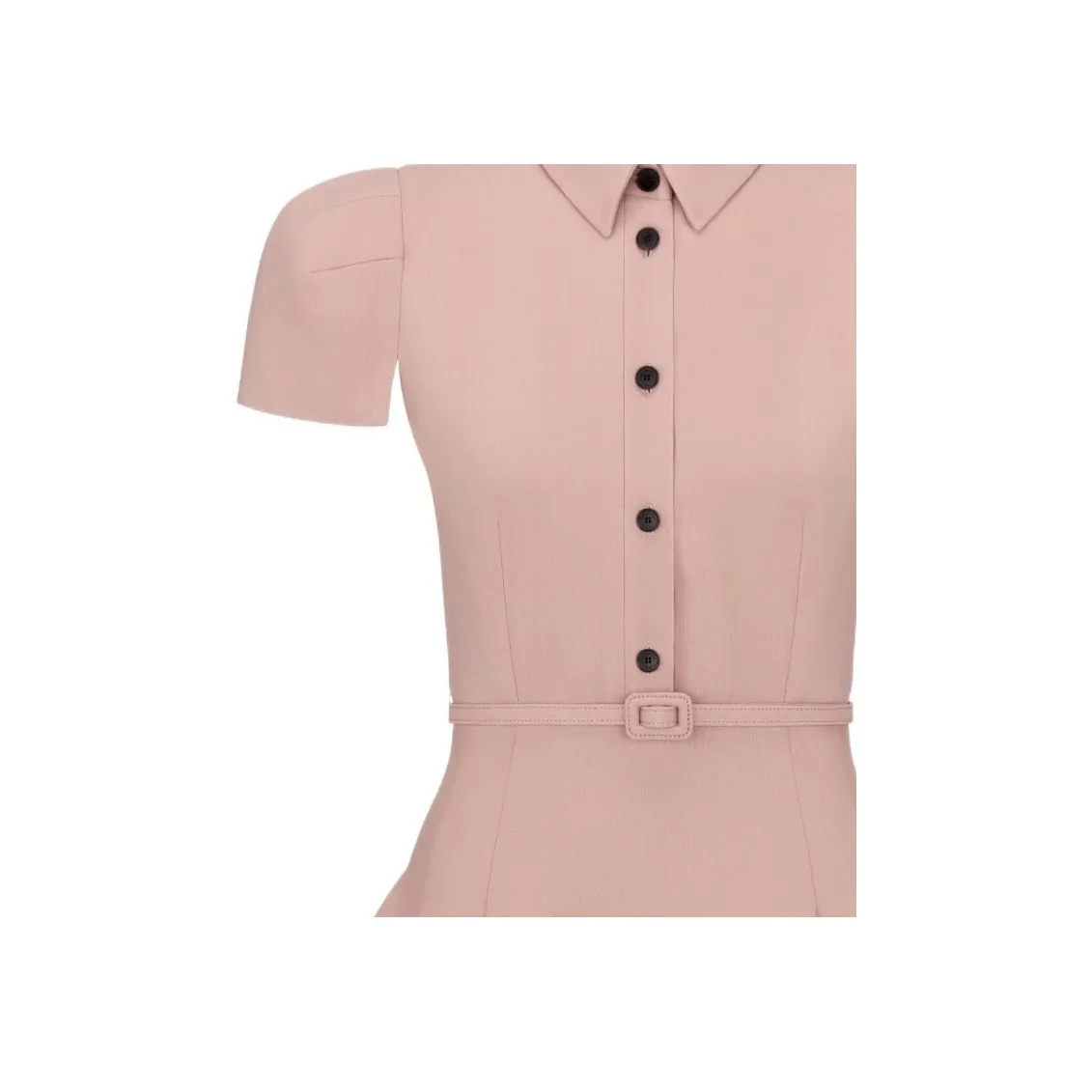 DIOR SS24 Short Sleeved Dress Women's Pink