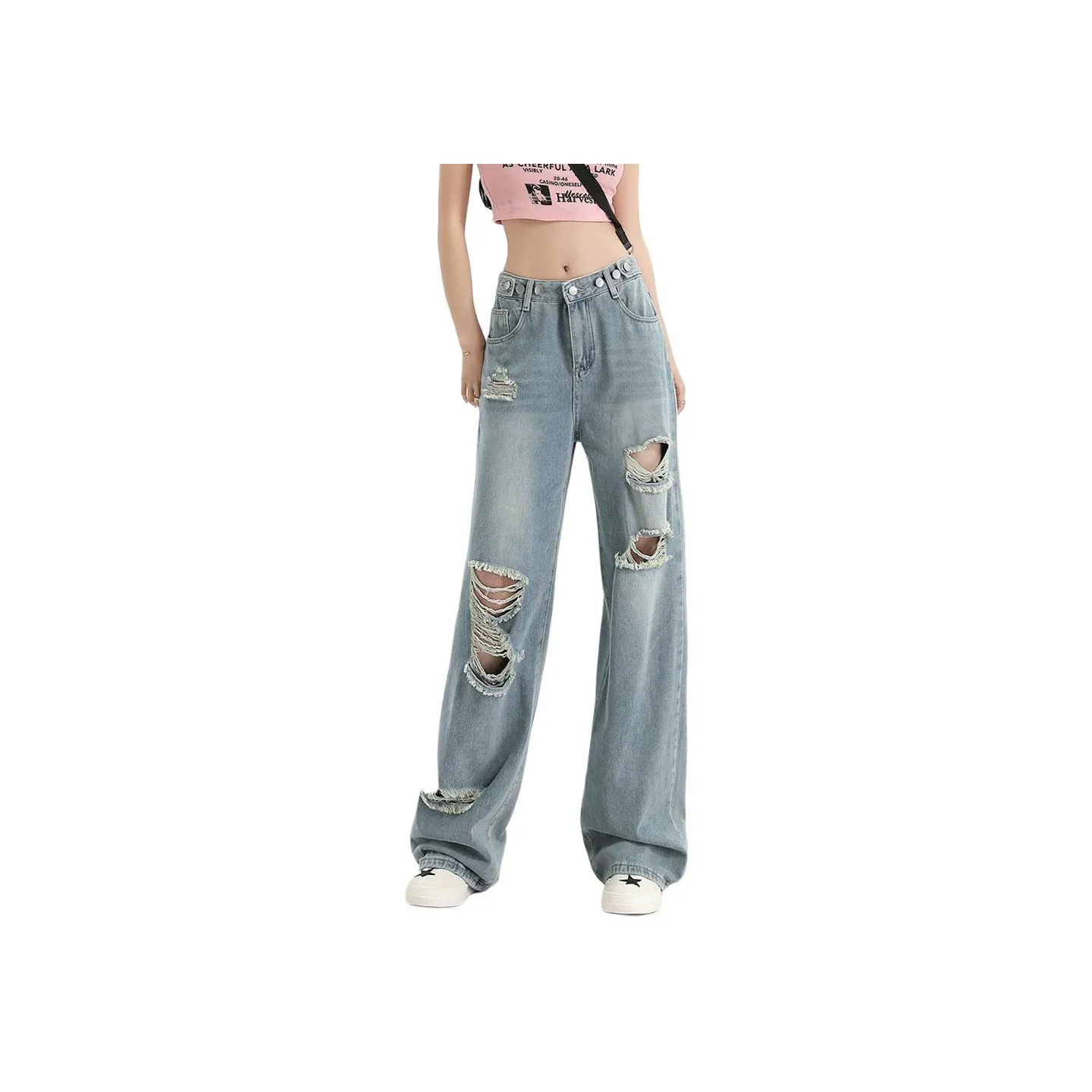 NHZN Синие Женские Джинсы