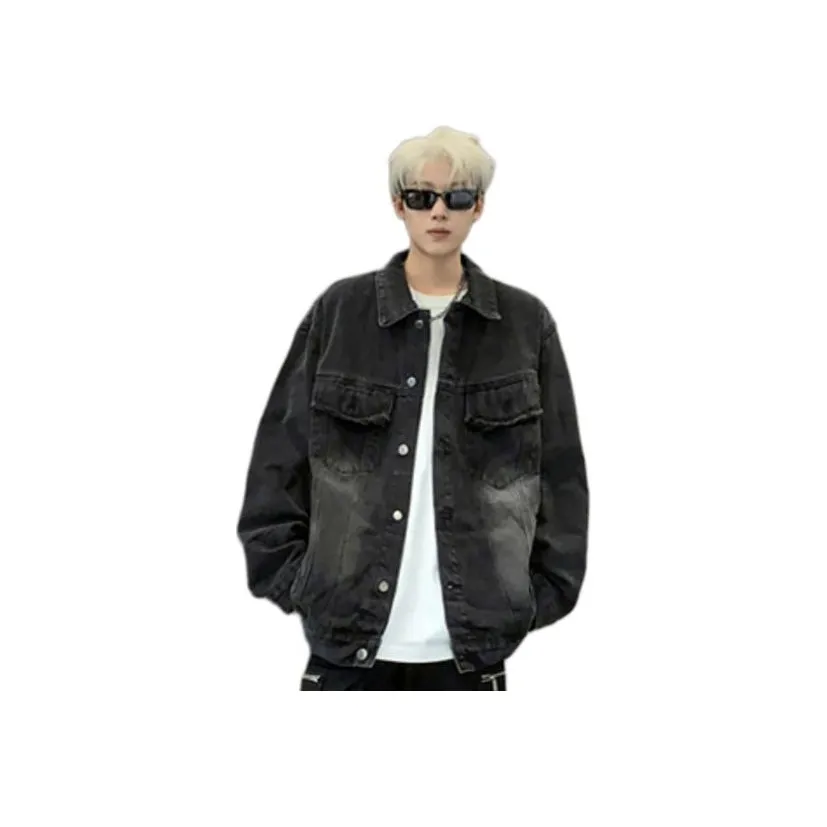 SOUL WORKER Деним Куртка Унисекс