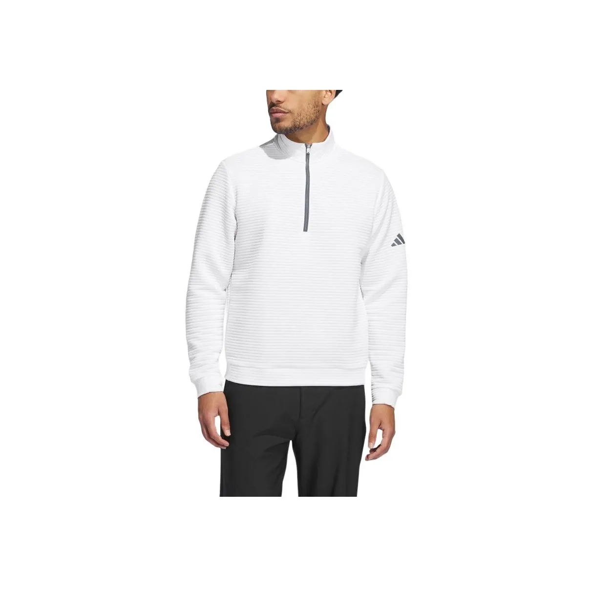 Adidas Free Shipping With AdiClub Ultimate365 Dwr Textured Quarter Zip Pullover
