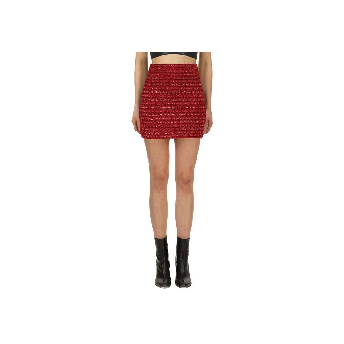 Self portrait Casual Short Skirts Women's Christmas New Year Burgundy