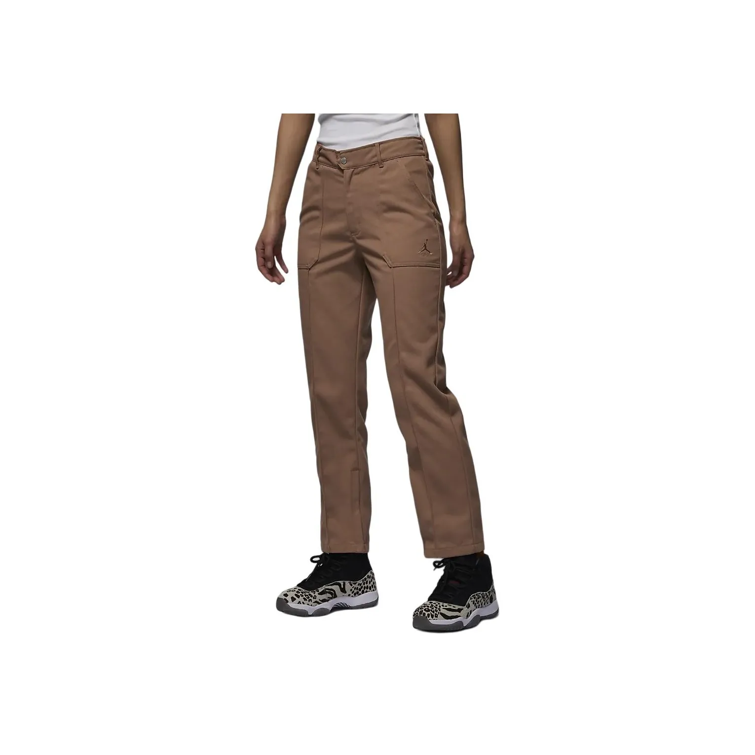 Jordan Повседневные Брюки Женские Ancient Коричневый