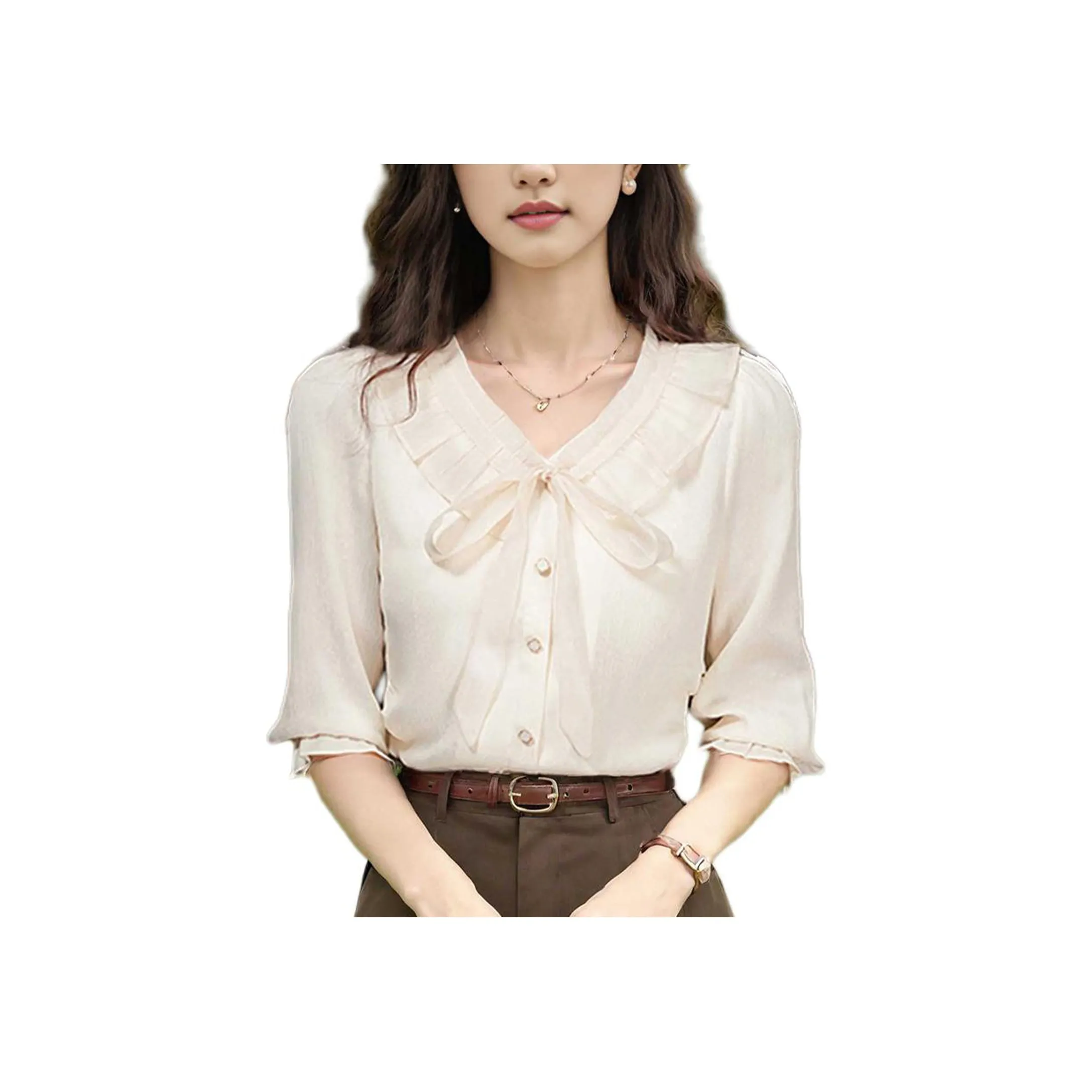 Wbwq Shirts Women's Apricot