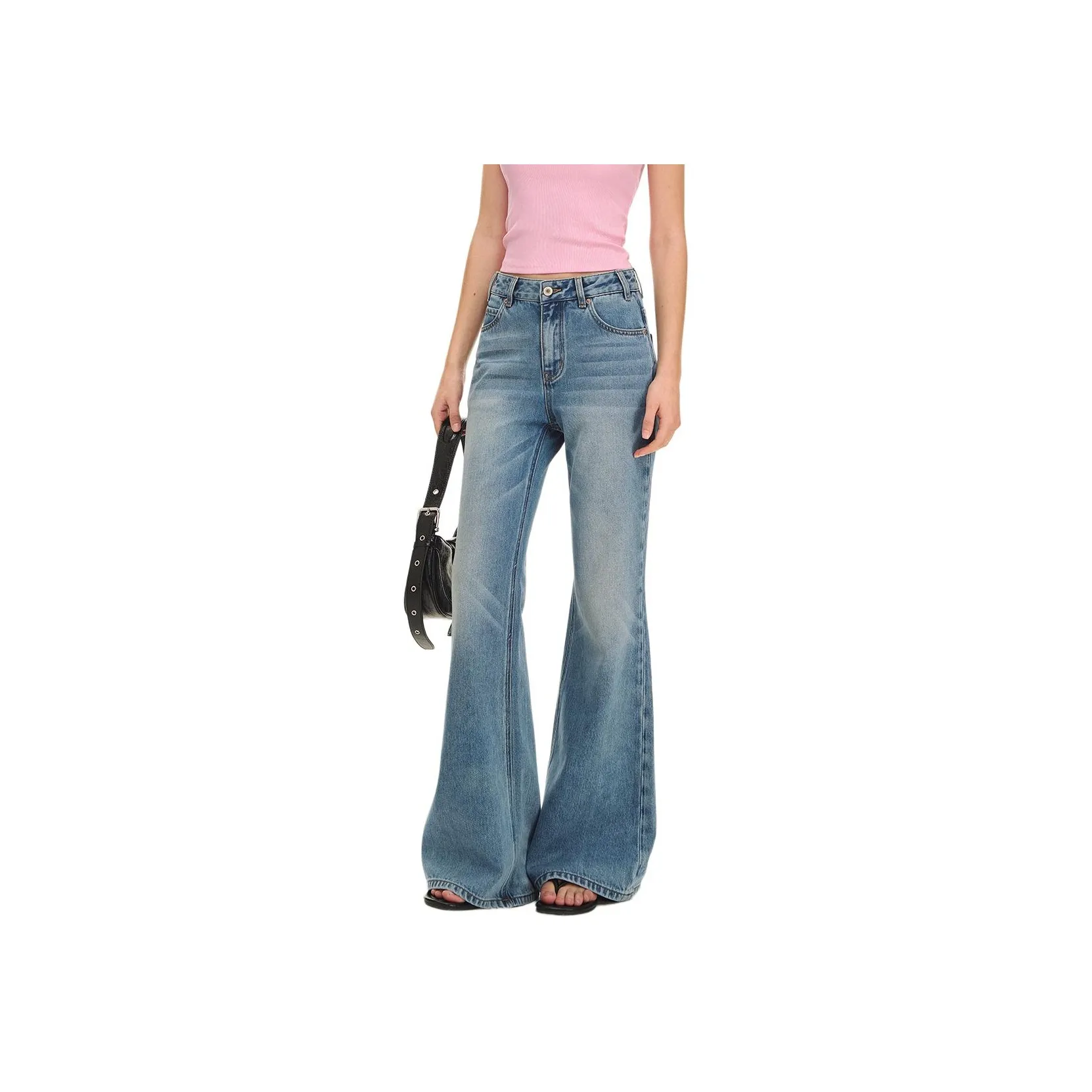 CLIMAX VISION Jeans Women's Capri Blue