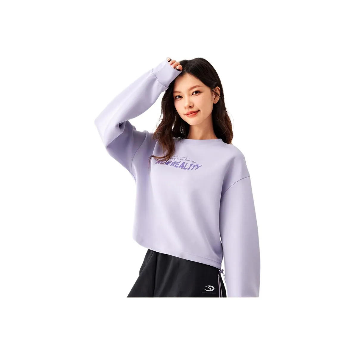 361° Фиолетовый цвет фрезии Женские Свитшоты