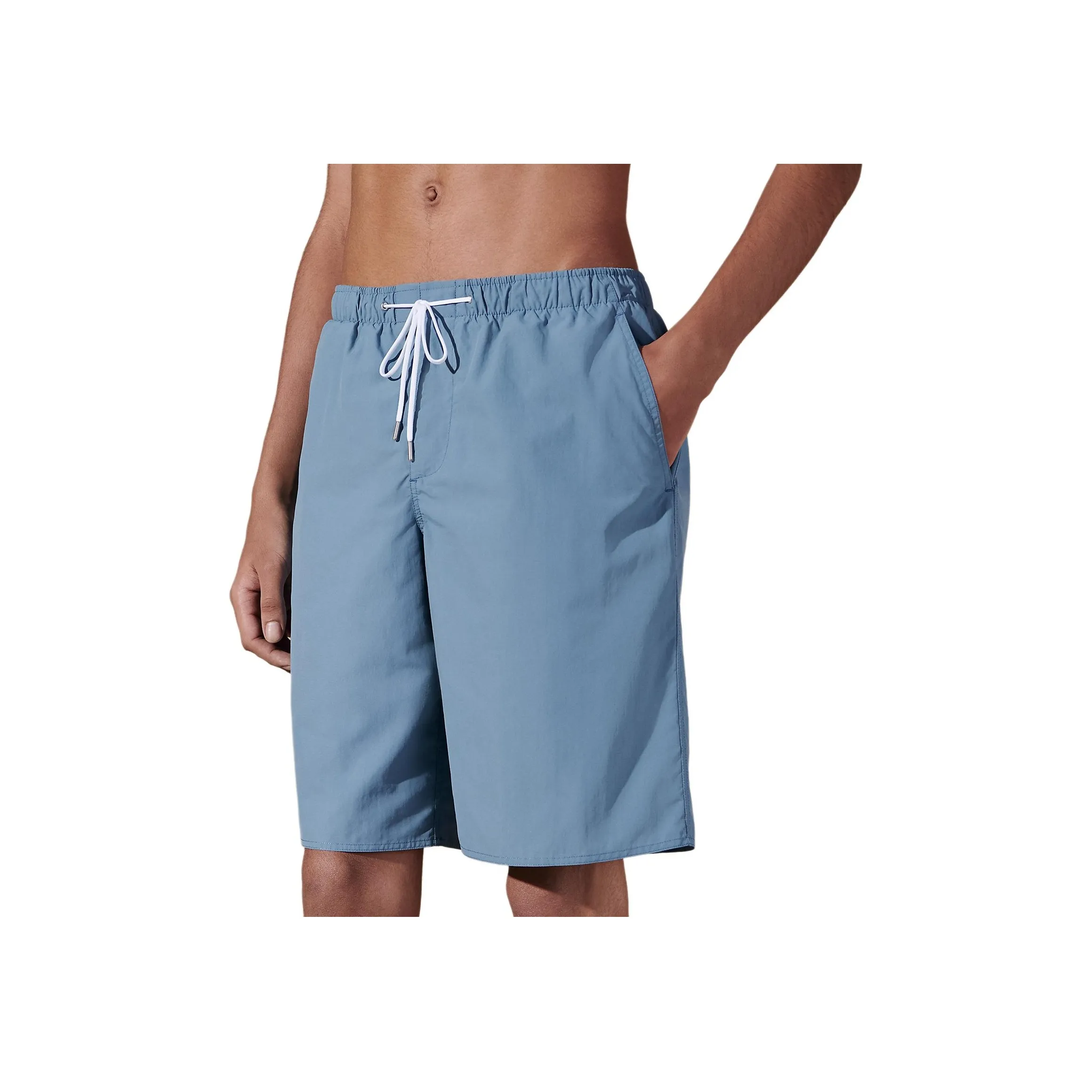 HERMES Casual Shorts Men's Light Gray Blue