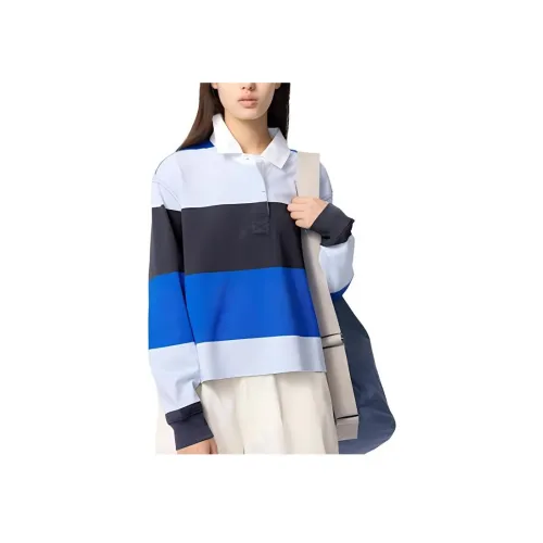 UNIQLO Синий черный Женские Поло