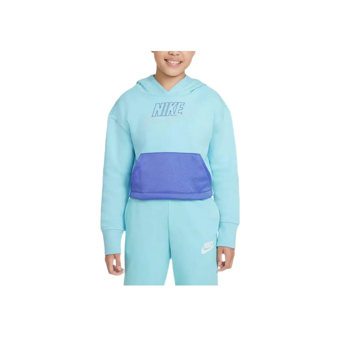 Nike Толстовка Светло-Синий Подростки