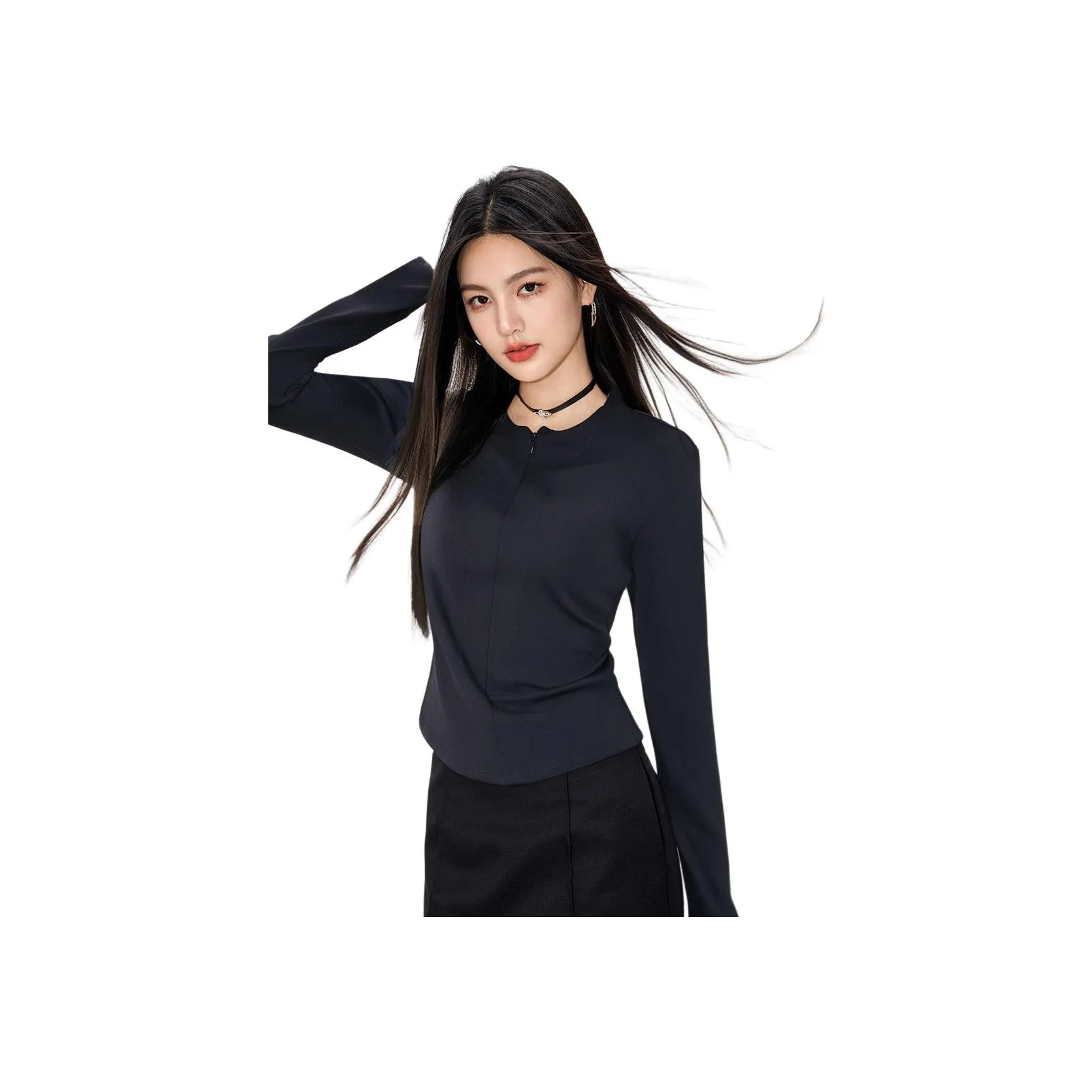 Love Elaine T-Shirt Женская Черная