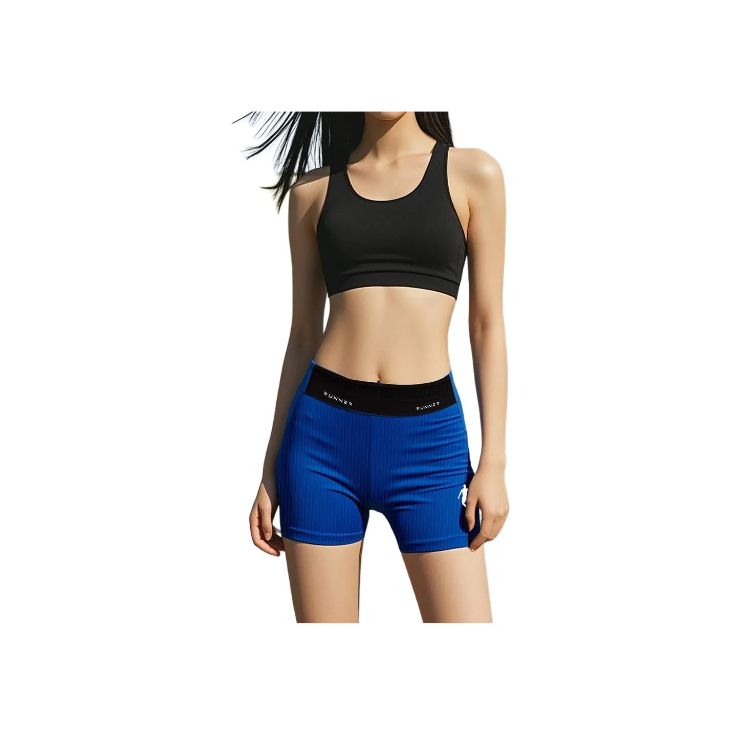 QIAODAN Sports Shorts Women's Capri Blue
