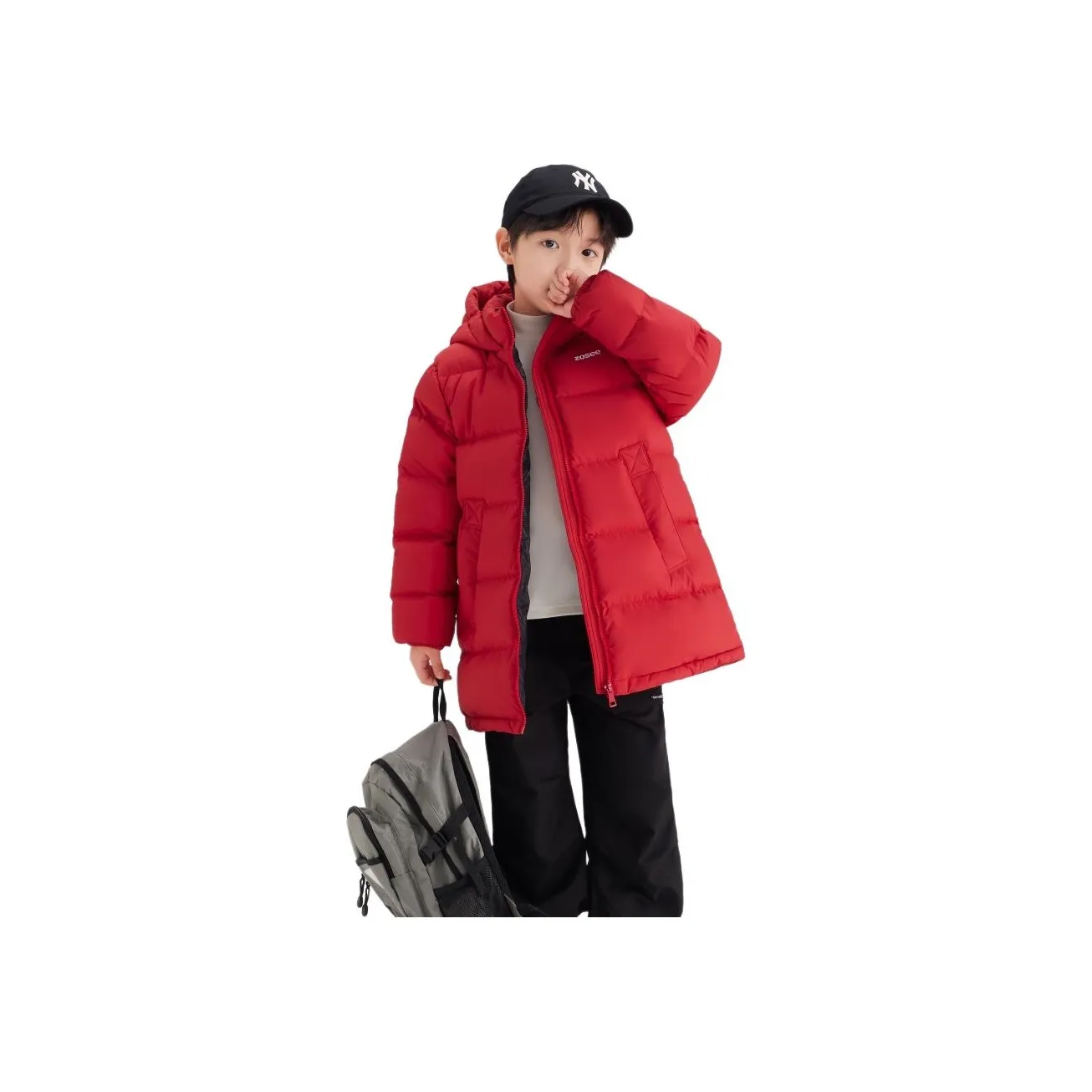 ZOSEE MID Длина (размер в длину) THREE PROOF Детский пуховик