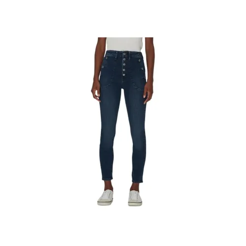 SEVEN FOR ALL MANKIND Женские джинсы синего цвета