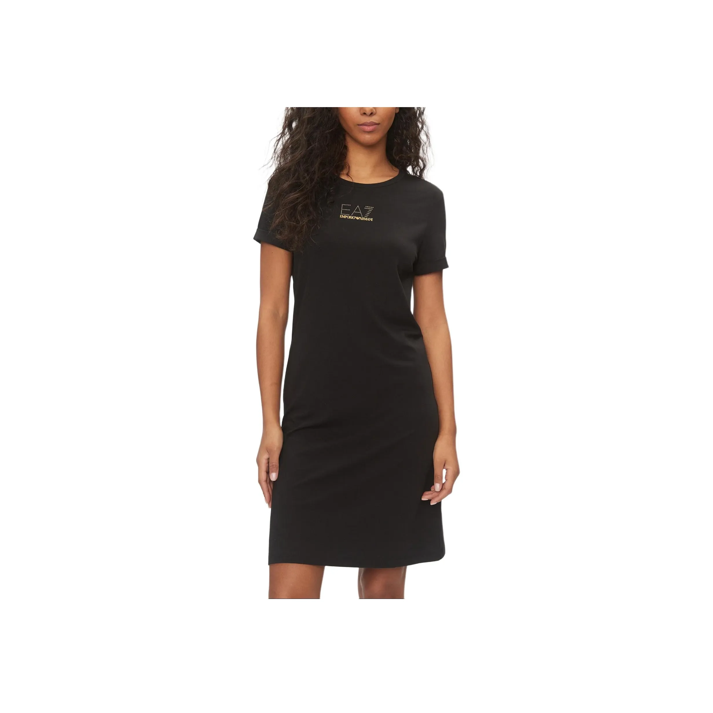 EMPORIO ARMANI Logo-print Midi Dress