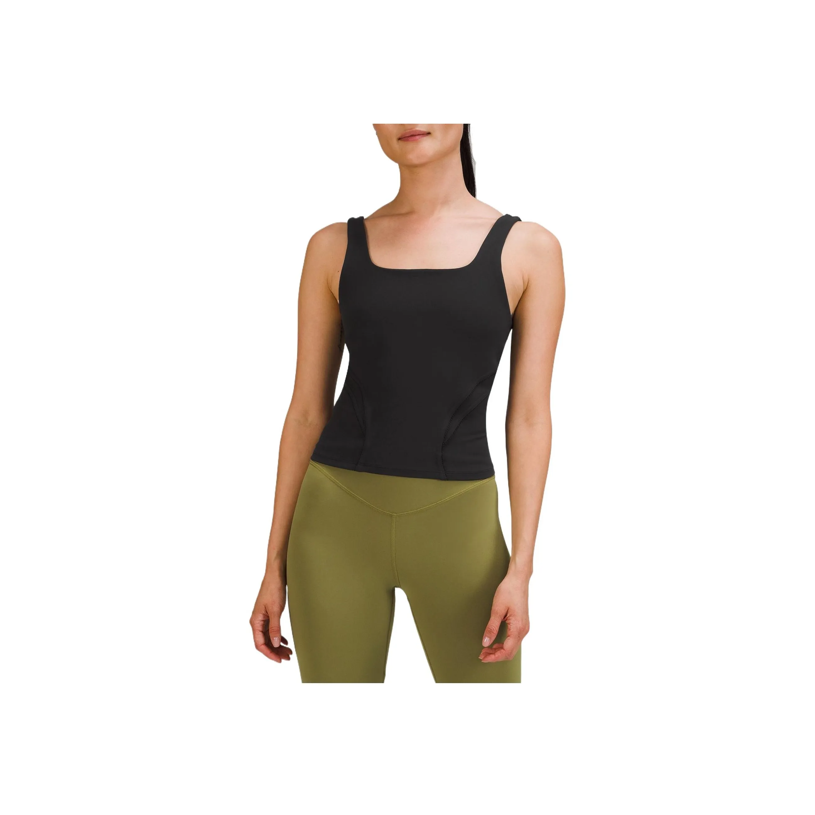 Lululemon Nulu And Mesh Back Sport Vests Women's Black