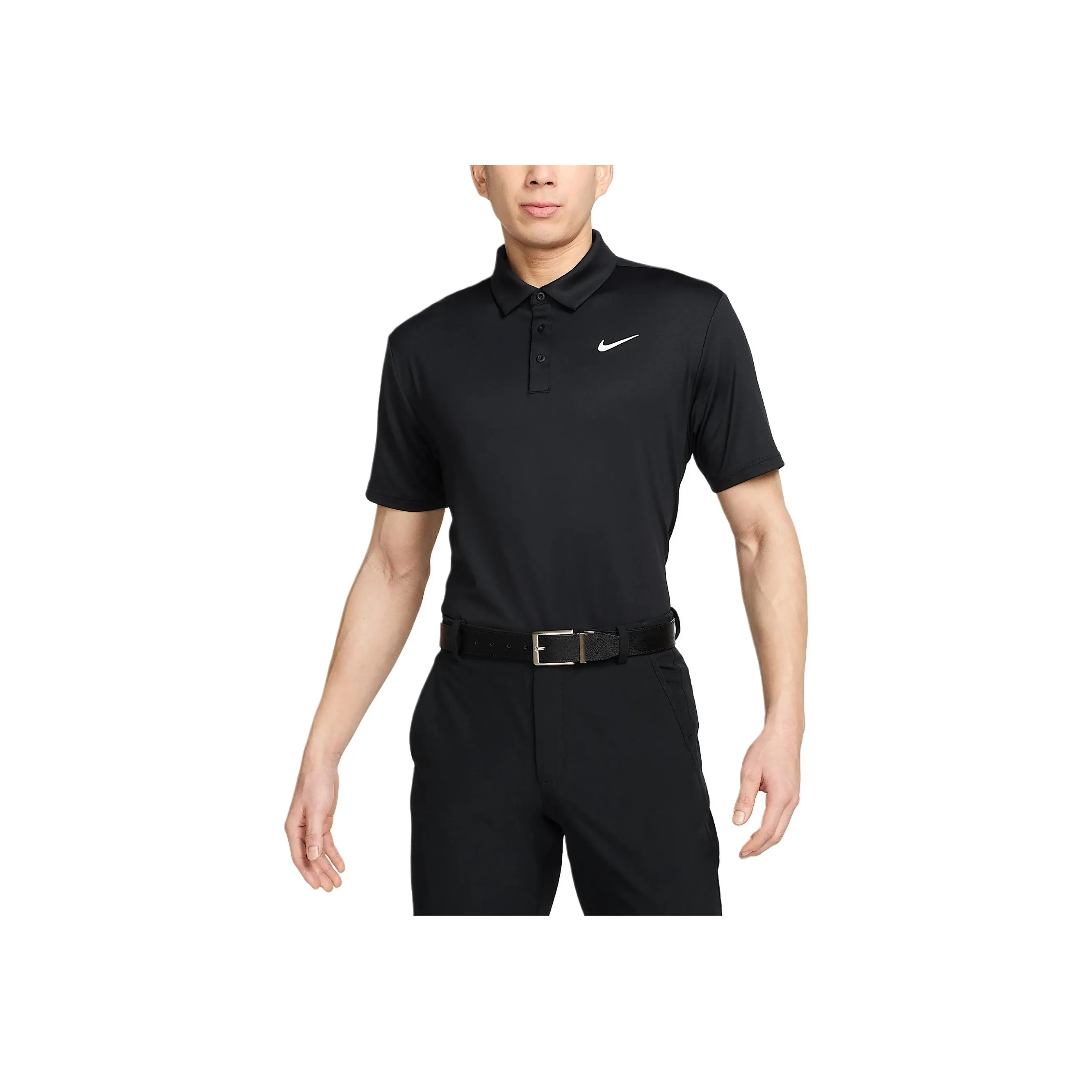 Nike Polo Shirt Unisex Black/White