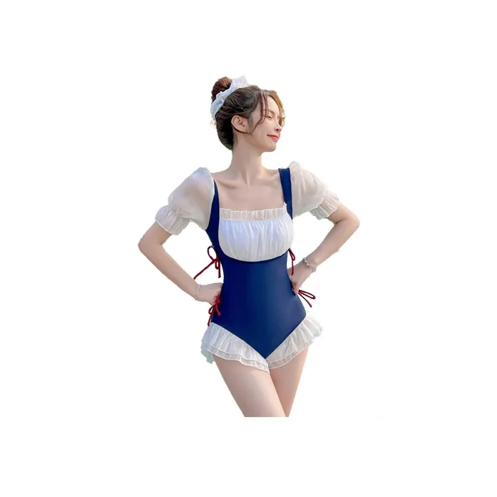 Youyou One Piece Swimsuits Women's Blue
