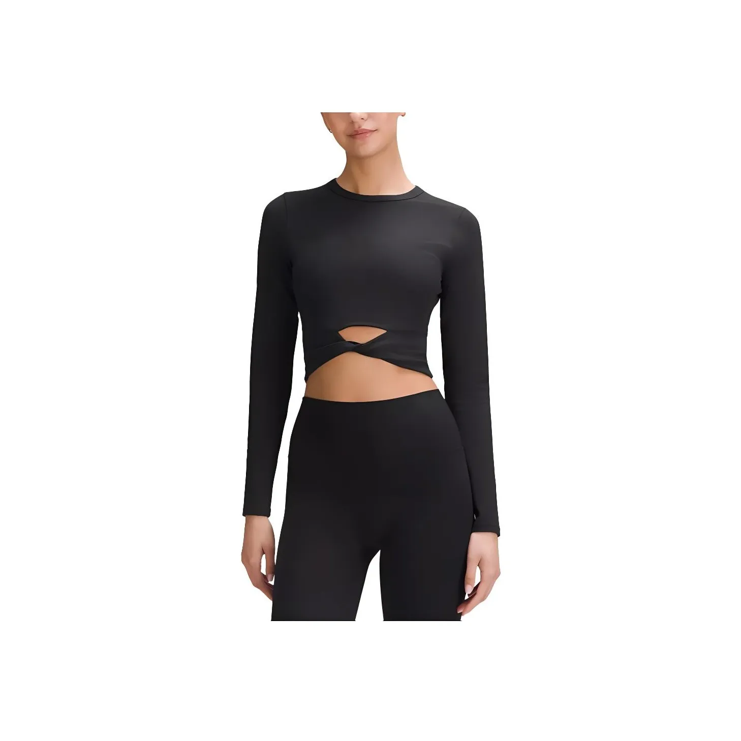 Lululemon Nulu™Cropped Collection Shirt Women's Black