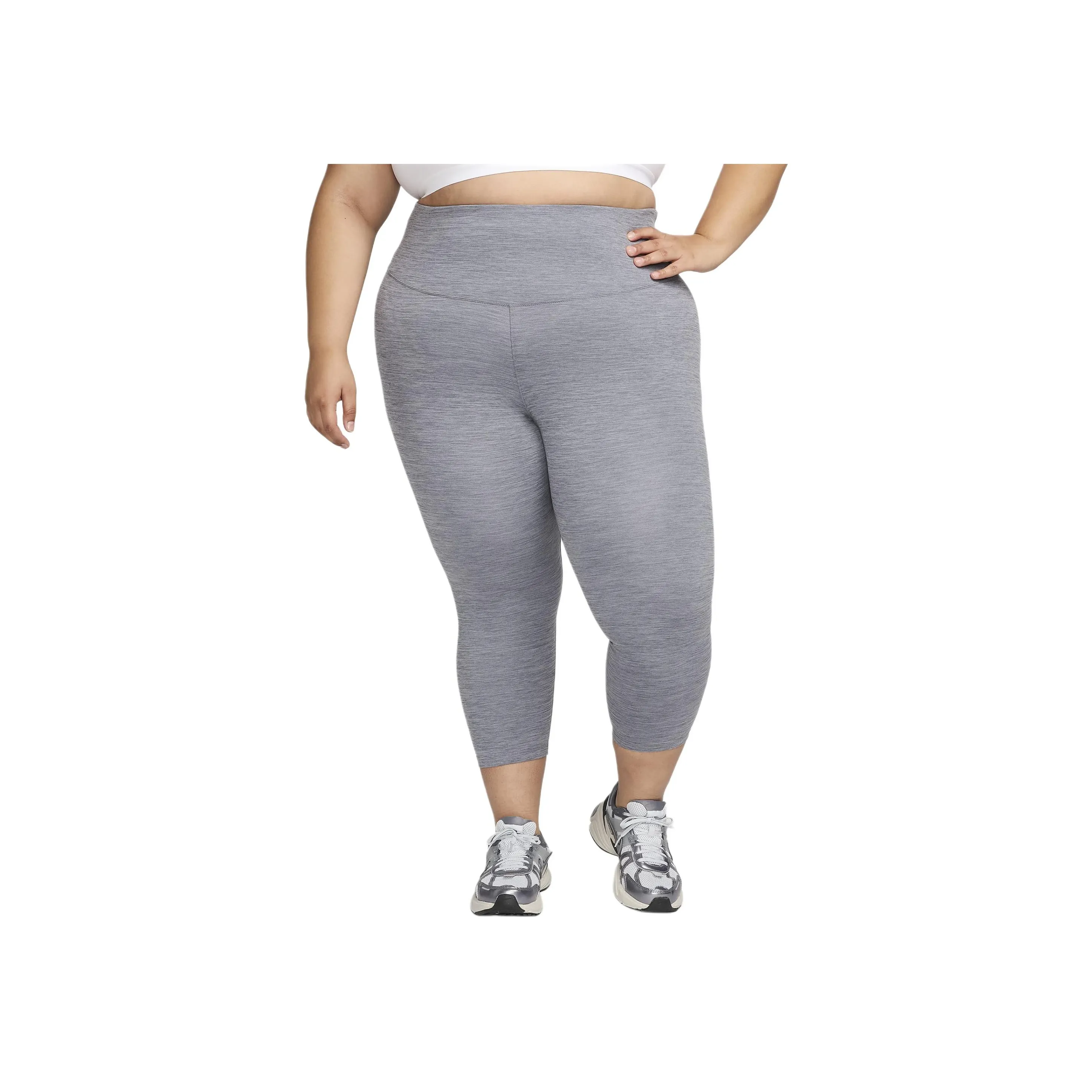 Nike One Women's High-Waisted Crop Leggings Plus Size