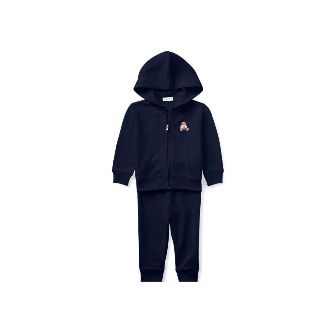 Polo Ralph Lauren Детский и Младенческий Костюм 2 предмета Комплект Морской Синий Infant и Toddler
