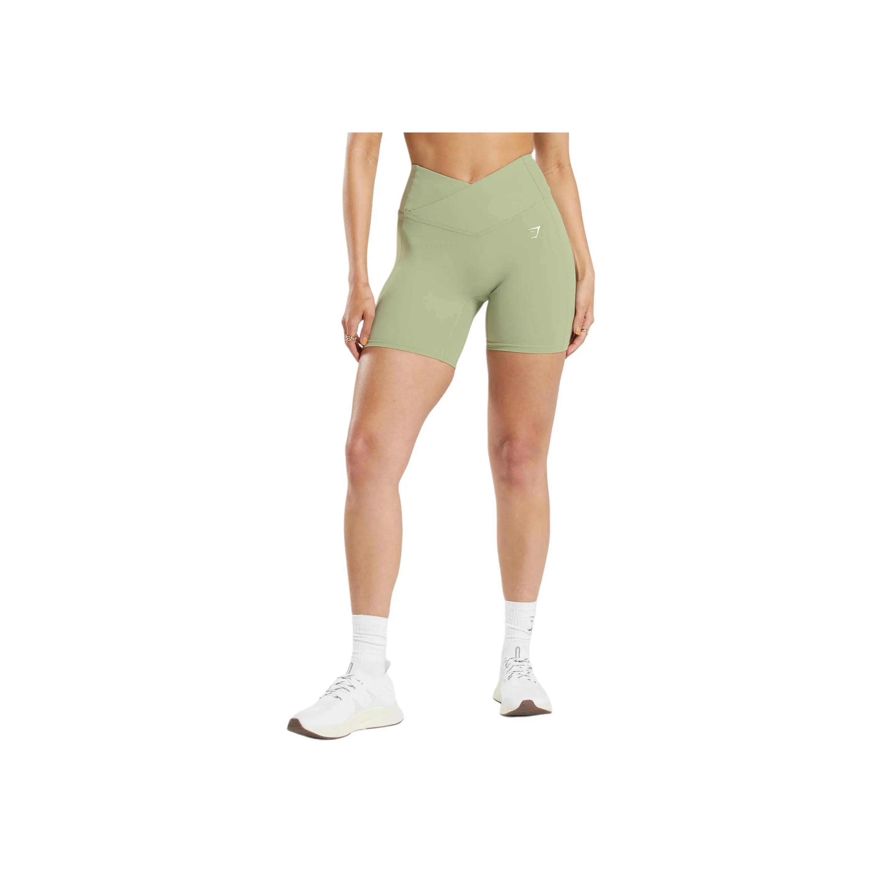 GYMSHARK Sports Shorts Women's Light Sage Green