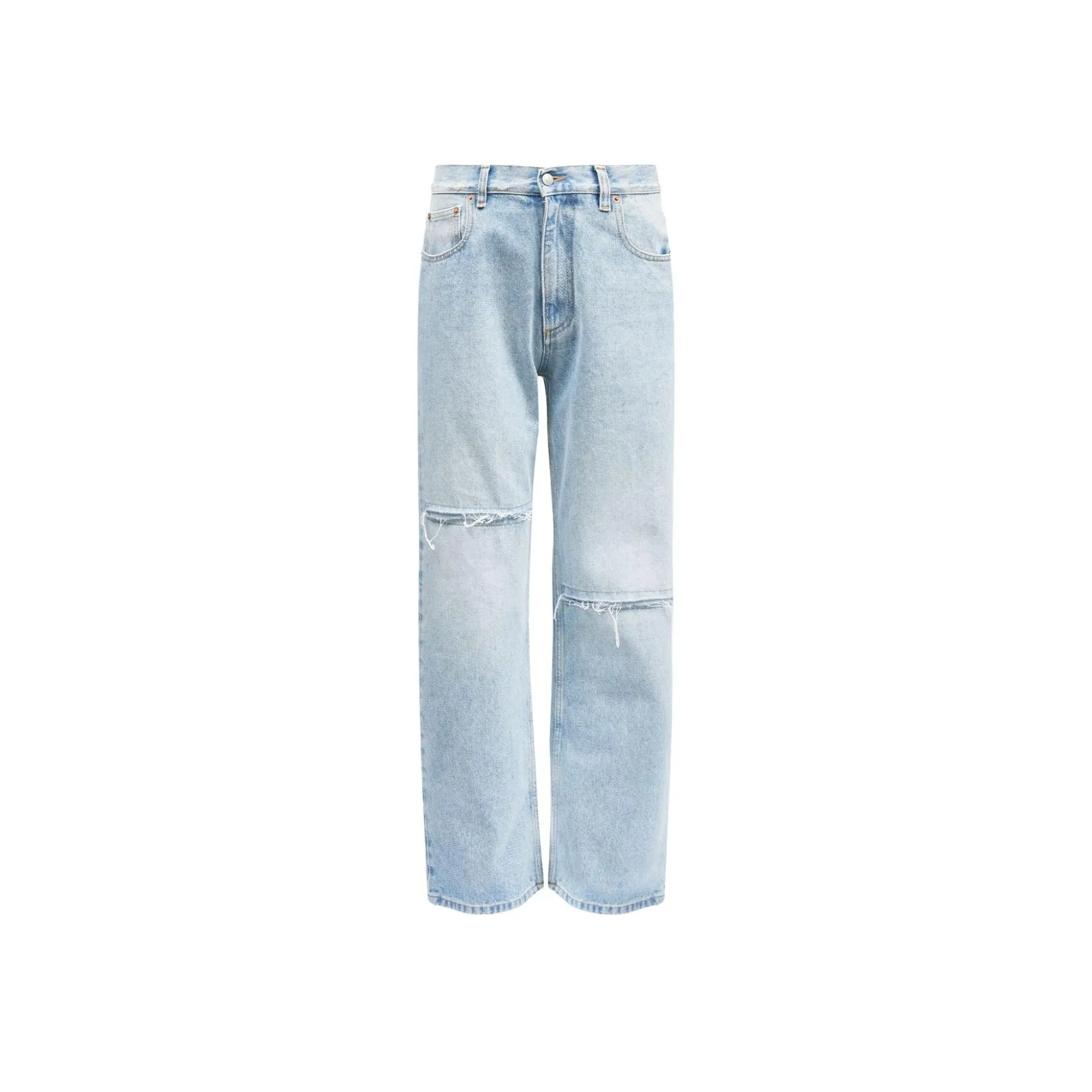 MM6 Maison Margiela Distressed effect Straight leg Jeans