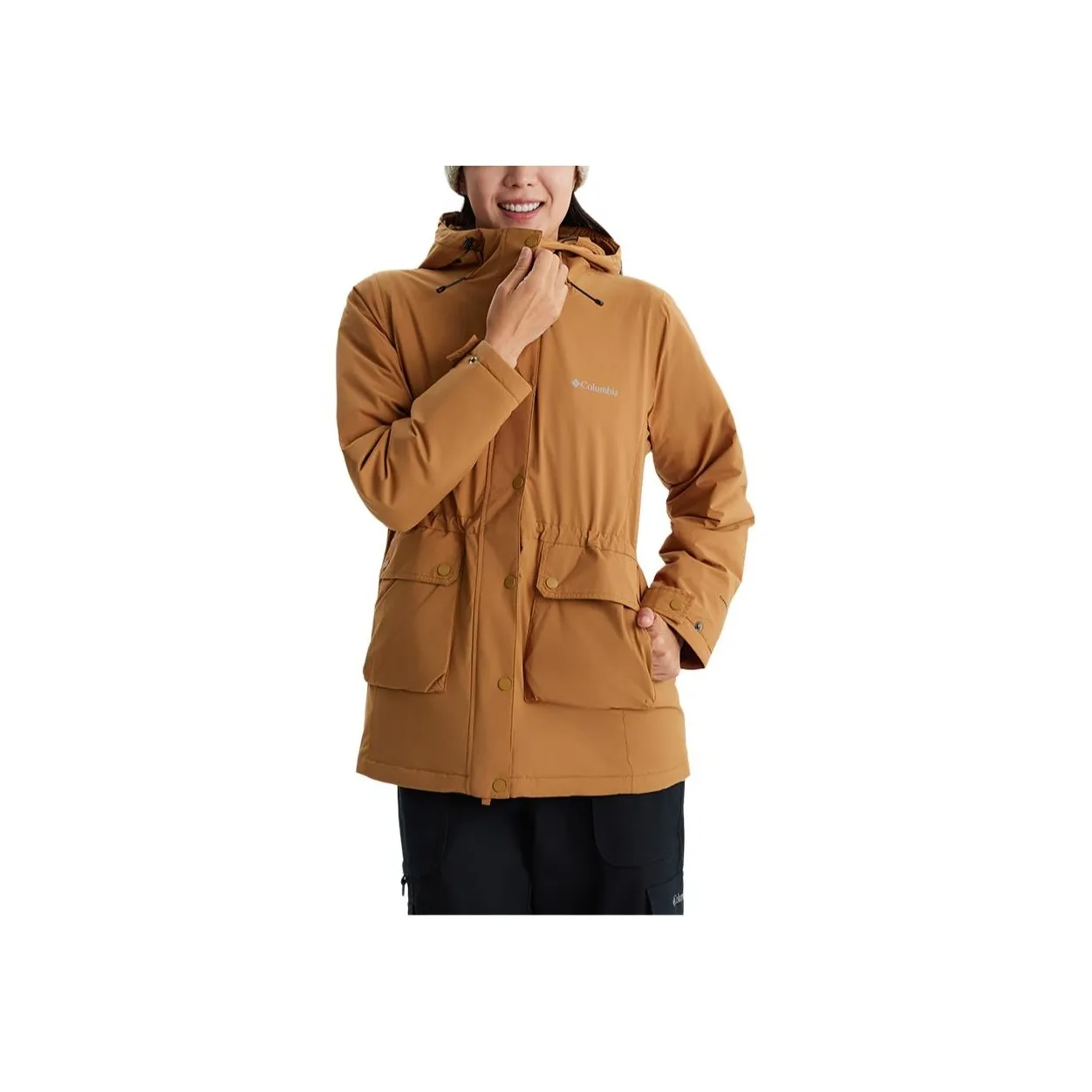 Columbia Omni Tech PEARL FIELDST Down Jacket Women's Brown