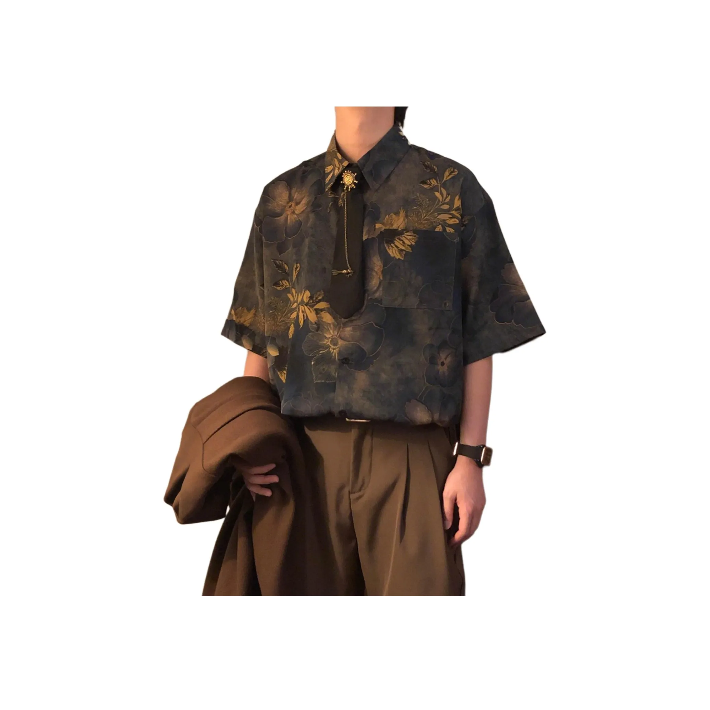 PISYPOX Синие Унисекс Рубашки