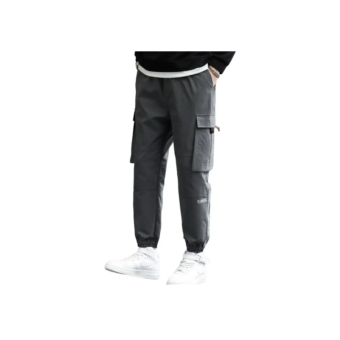 Tonlion Cargo Pants Men's Dark Gray